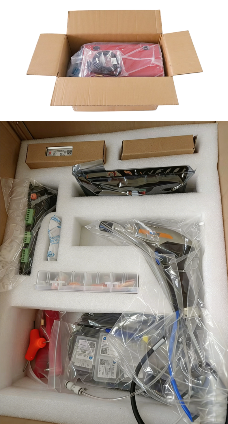 WSX万顺兴光纤激光手持激光焊接HD31水冷手持激光焊枪焊接头