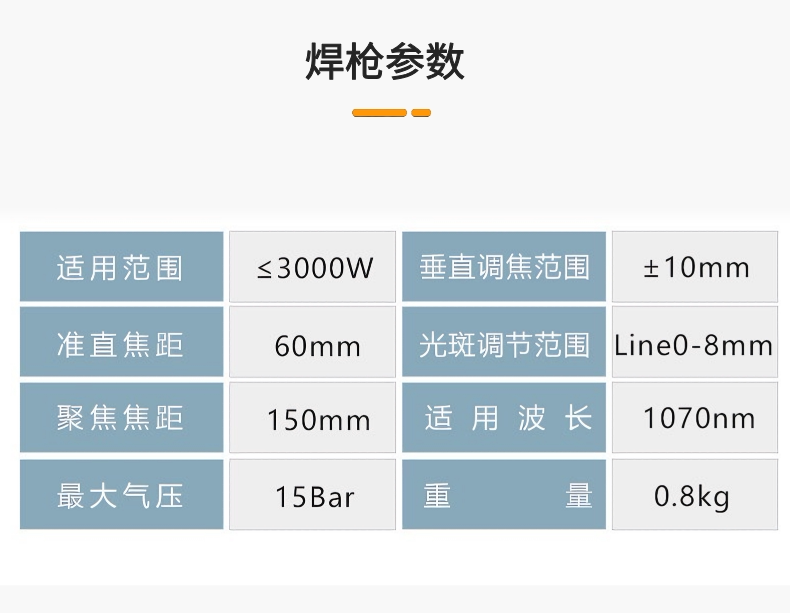 手持激光焊枪思凯SK3000四合一多功能双保护镜原装焊枪头焊接配件